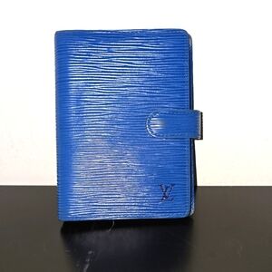 Louis Vuitton Royal Blue Epi Agenda Wallet